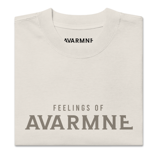 Origin Beige - Oversized faded T-Shirt